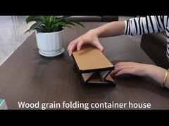 Chambre préfabriquée de conteneur de bureau préfabriqué modulaire pliable