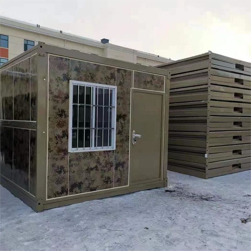L'anticorrosion a galvanisé l'immeuble de bureaux modulaire portatif en acier de site de conteneur de Chambre