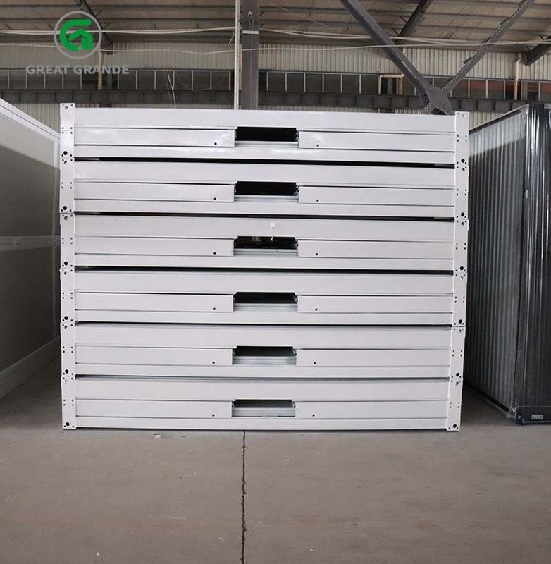 La Chambre se pliante préfabriquée de conteneur de mobile portatif convient au chantier ou à l'armée de construction