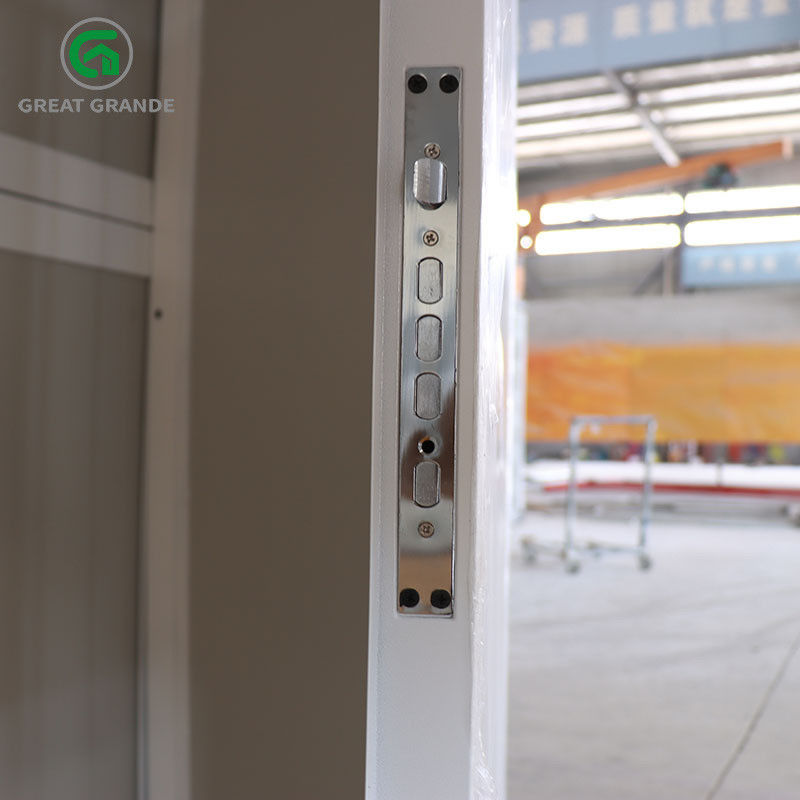 Porte en acier se pliante préfabriquée de vol de Front Wall Double Door Anti de Chambre de conteneur