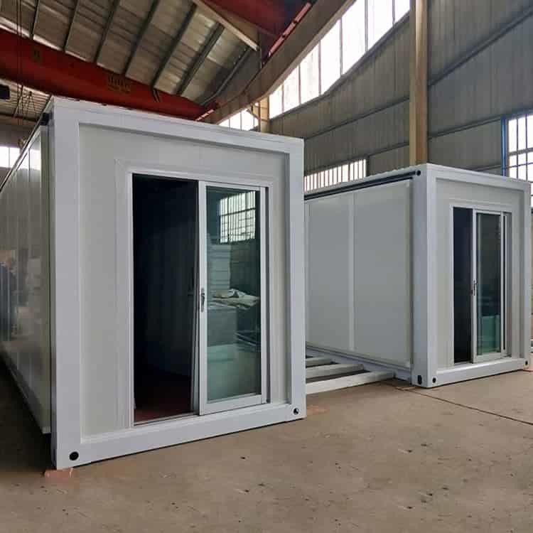 Maison préfabriquée innovante et évolutive, hauteur de 2,46 ~ 2,59 m