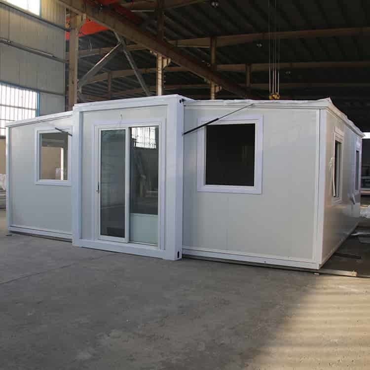 Maison préfabriquée innovante et évolutive, hauteur de 2,46 ~ 2,59 m