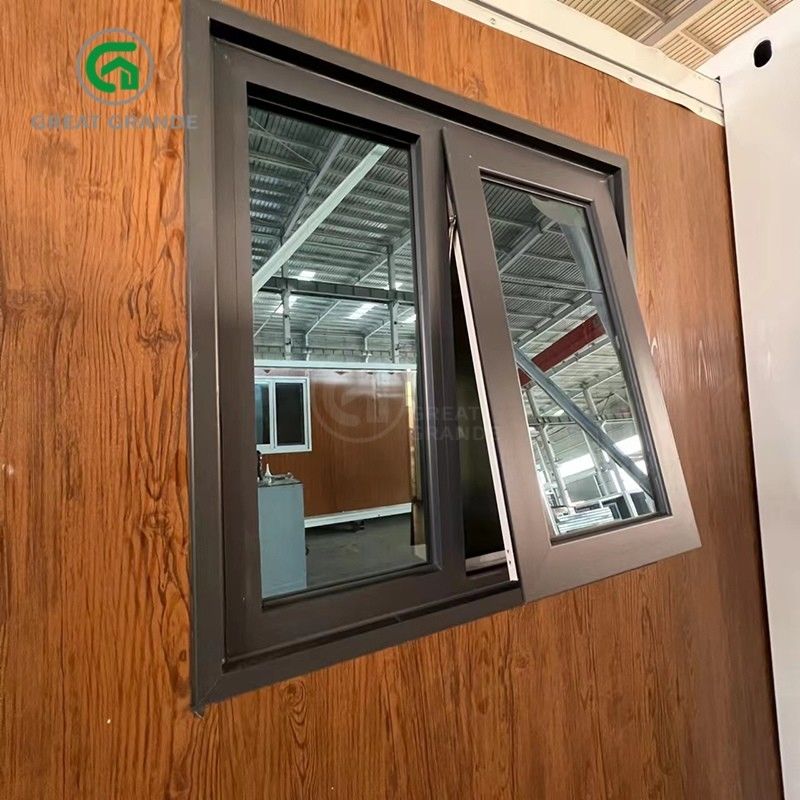 20 pieds pliables petites maisons fabricant porte en verre brun dix minutes construire cadre en acier galvanisé