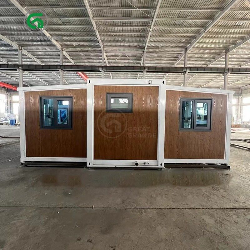 20 pieds pliables petites maisons fabricant porte en verre brun dix minutes construire cadre en acier galvanisé
