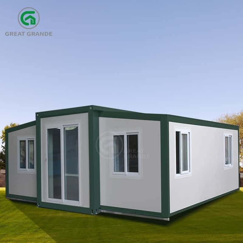 Container de maison expandable 20FT fabricant Facile à déplacer Trois en une variété de couleurs