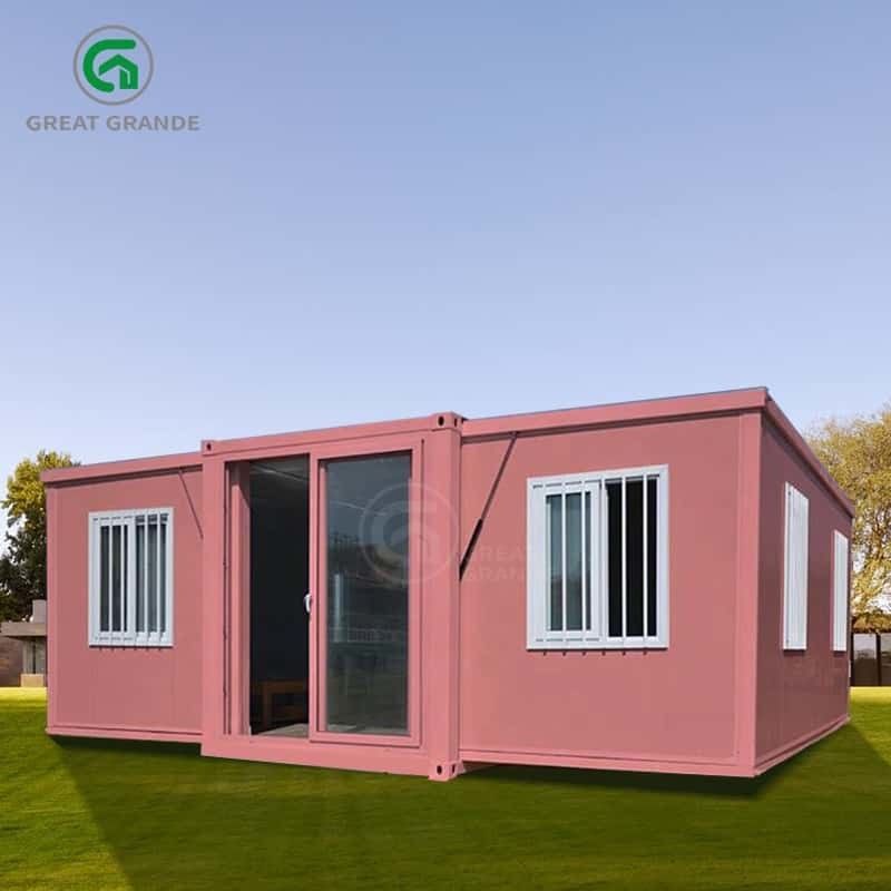 20FT Portable Expandable maisons de commodité confort cadre en acier galvanisé panneaux muraux composites