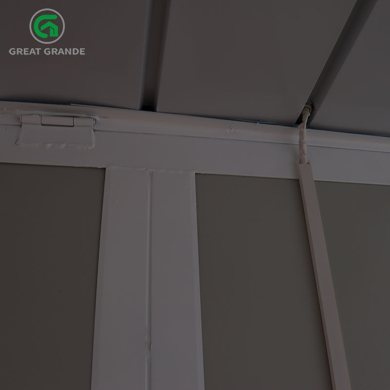 Porte de sécurité en acier conteneur pliant maison avec toit 60 kg/m3 isolation laine de roche laine