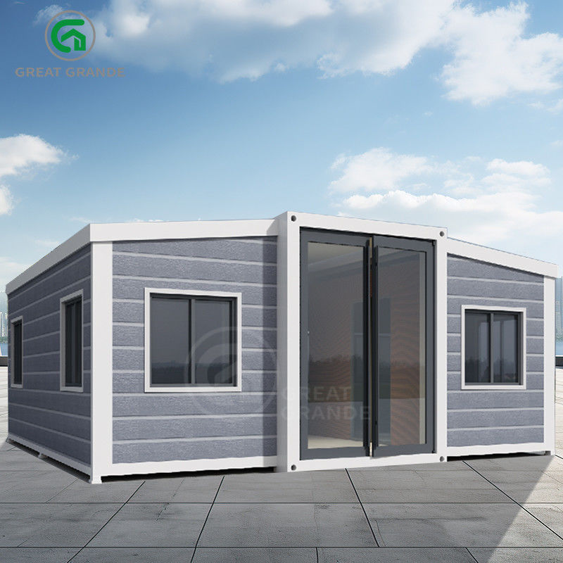 Maison préfabriquée élargie T50 Eps Board hauteur extérieure 2,86m Bois ou personnalisation