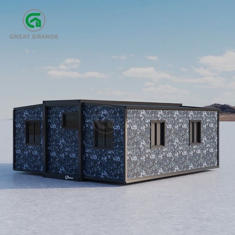 1.0 KN/M2 Charge Container personnalisé Expandable Logements avec plancher d'accès surélevé avec cadre en acier galvanisé
