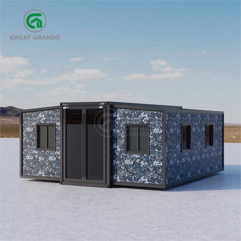 1.0 KN/M2 Charge Container personnalisé Expandable Logements avec plancher d'accès surélevé avec cadre en acier galvanisé