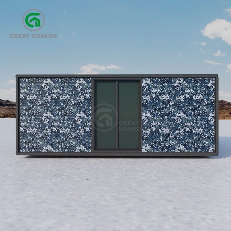 1.0 KN/M2 Charge Container personnalisé Expandable Logements avec plancher d'accès surélevé avec cadre en acier galvanisé