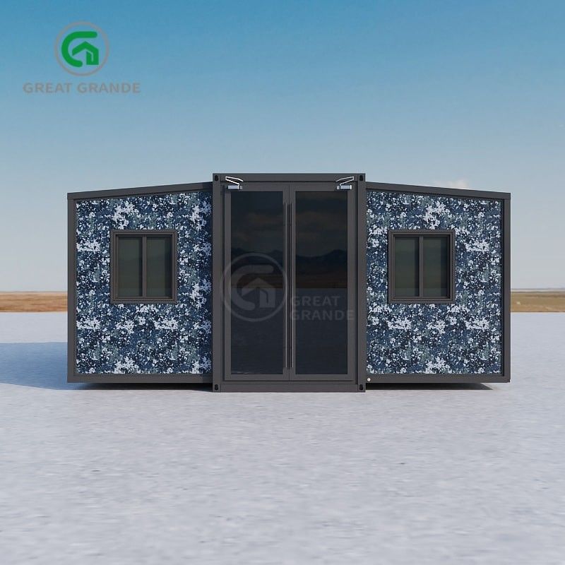 1.0 KN/M2 Charge Container personnalisé Expandable Logements avec plancher d'accès surélevé avec cadre en acier galvanisé