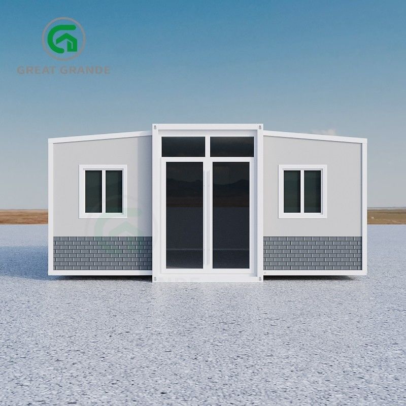 Maison préfabriquée en acier Facile à assembler Maison préfabriquée pour la neige 1.0 KN/m2
