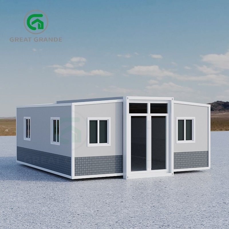 Maison préfabriquée en acier Facile à assembler Maison préfabriquée pour la neige 1.0 KN/m2