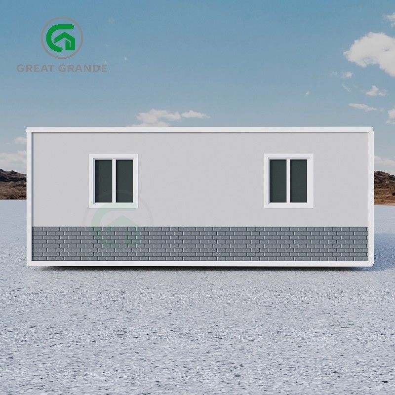 Maison préfabriquée en acier Facile à assembler Maison préfabriquée pour la neige 1.0 KN/m2