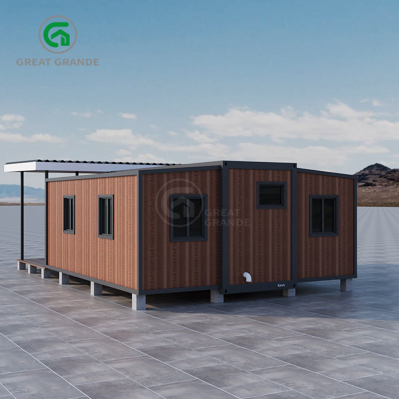 Maison préfabriquée élargie Résistant aux intempéries Valeur R 2,95K.m/W Transport pratique