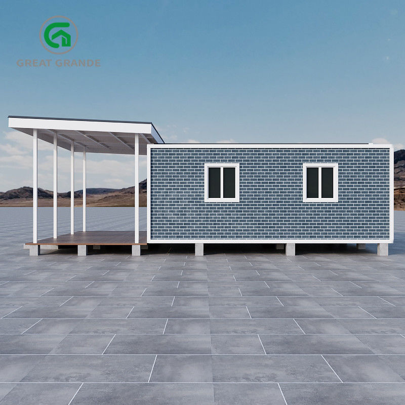 Charge de neige 1,0 KN/m2 Maison préfabriquée extensible Durable résistant aux intempéries pour logements temporaires ou permanents